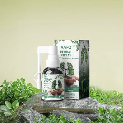 AAFQ™ Herbal Lung Cleanse Mist - Powerful Lung Support, Cleanse & Breathe - Made in the USA - Herbal Mist