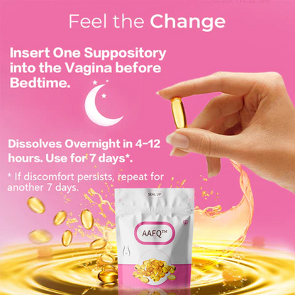 AAFQ® Instant Itch Relief & Natural Detox & Firming Repair & Pink and Tender Natural Capsules