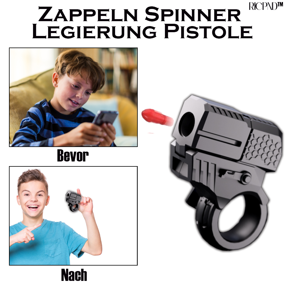 Fidget Spinner Alloy Gun