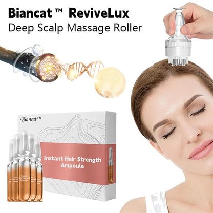 Biancat™ ReviveLux Deep Scalp Massage Roller (Includes Hair Strengthening Ampoule)
